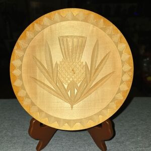 6 Inch Thistle Shortbread Mold J and I Crichton Braemar Scotland.